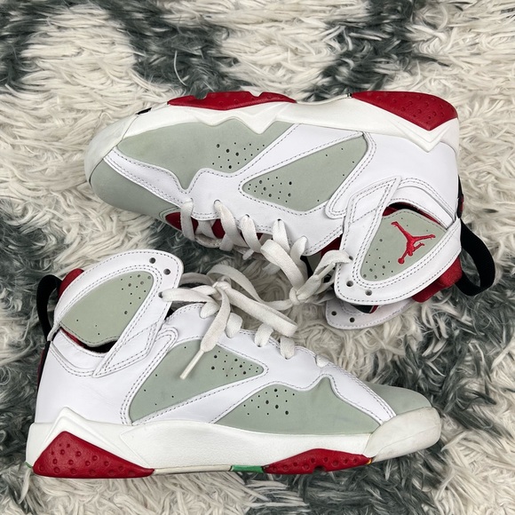 Air Jordan Kids Boys Jordan 7 Retro 2015 Hare Sneakers Size 4.5Y 304774-125 - Picture 8 of 16
